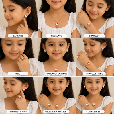 Kitty Heart Jewelry Set