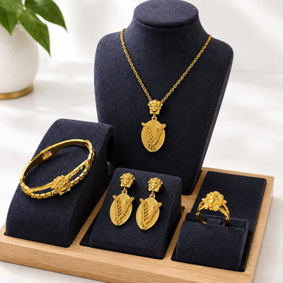 Elegant Gold Jewellery Set for Women