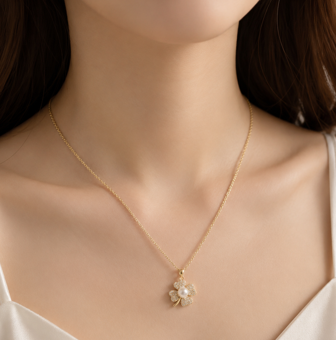 Four-Leaf Clover Charm