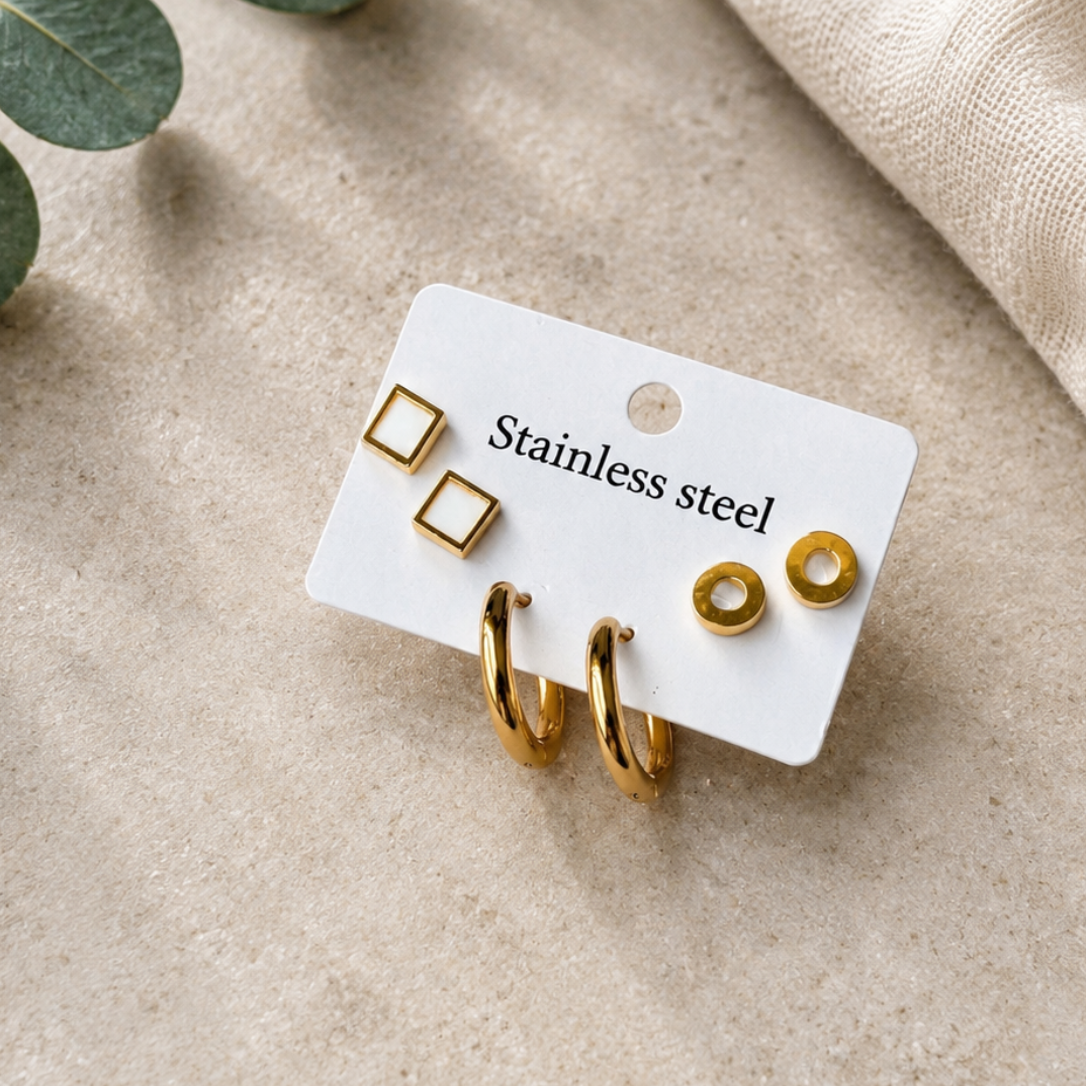 Flora Gold Earrings