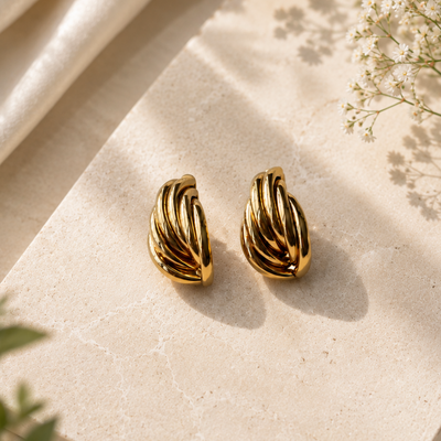 Golden glamour in every twist