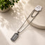 Men's Silver Tag Pendant Necklace