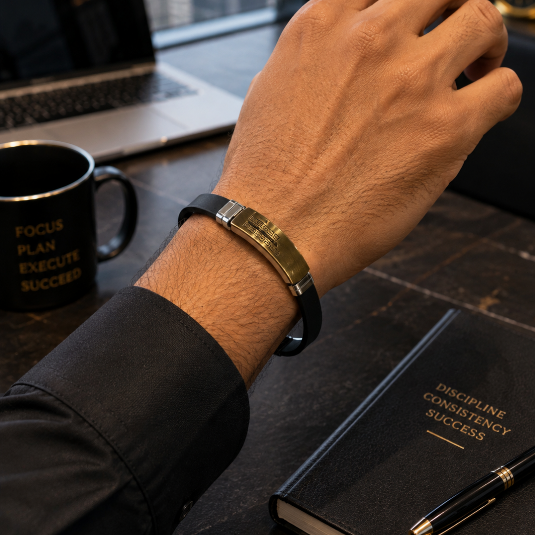 Black Gold Bracelet For Men
