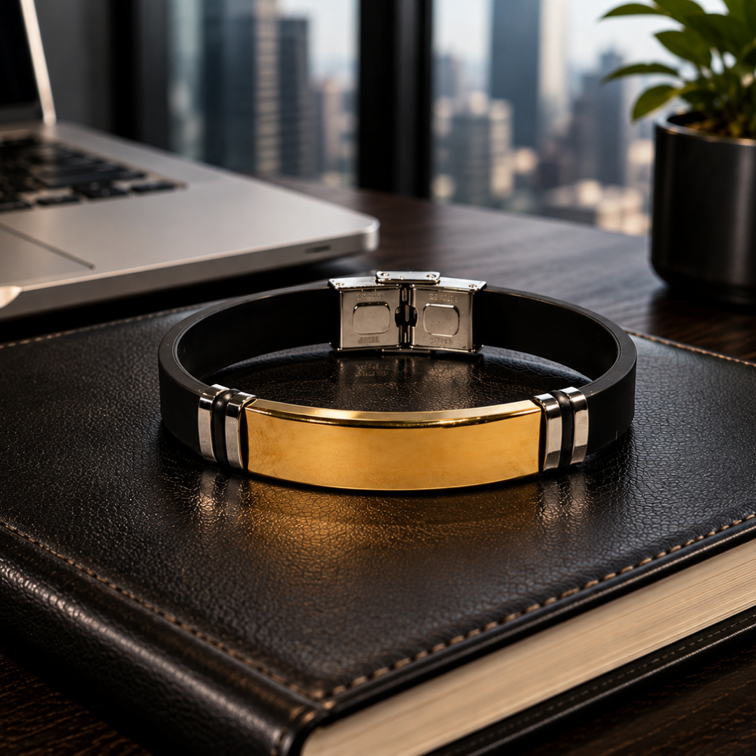 Black Gold Bracelet For Men