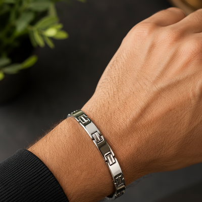 Silver Edge Bracelet