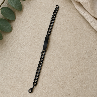 Premium Stainless Steel Men's Bracelet – No Fade, Water Resistant