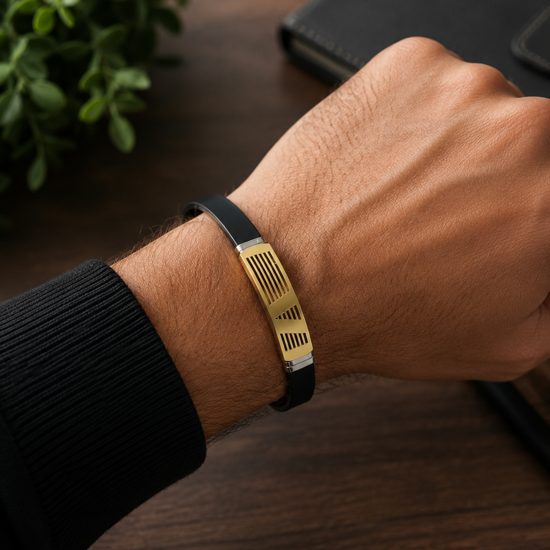Bold Gold Stainless Bracelet
