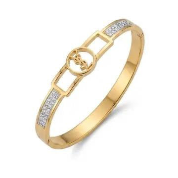 Royal Glow Crystal Bracelet Bangle