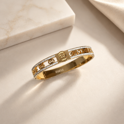 Gucci-Inspired Gold Plated
