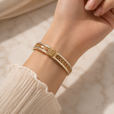 Gucci-Inspired Gold Plated