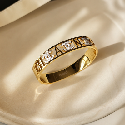 Channel Elegant Gold Plated