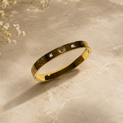 LV-Inspired Gold Plated
