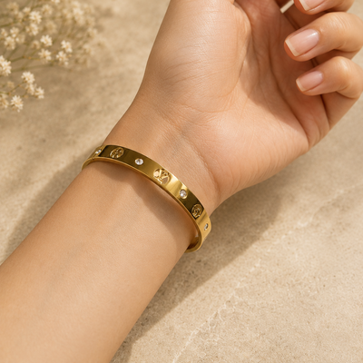 LV-Inspired Gold Plated