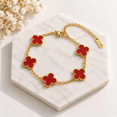 Red Clover Luxe Bracelet