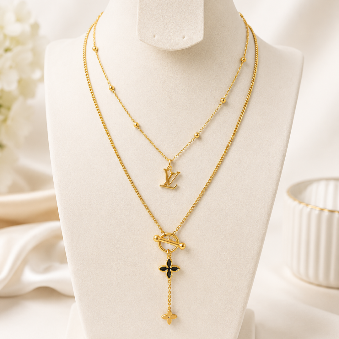 Double Luxe Layer Necklace