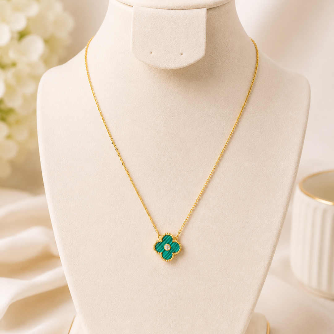 Emerald Bloom Necklace