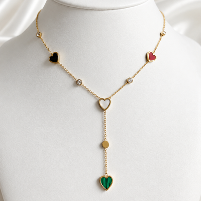Multi-Heart Charm Drop