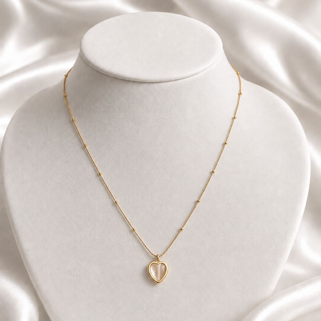 Pearl Heart Pendant
