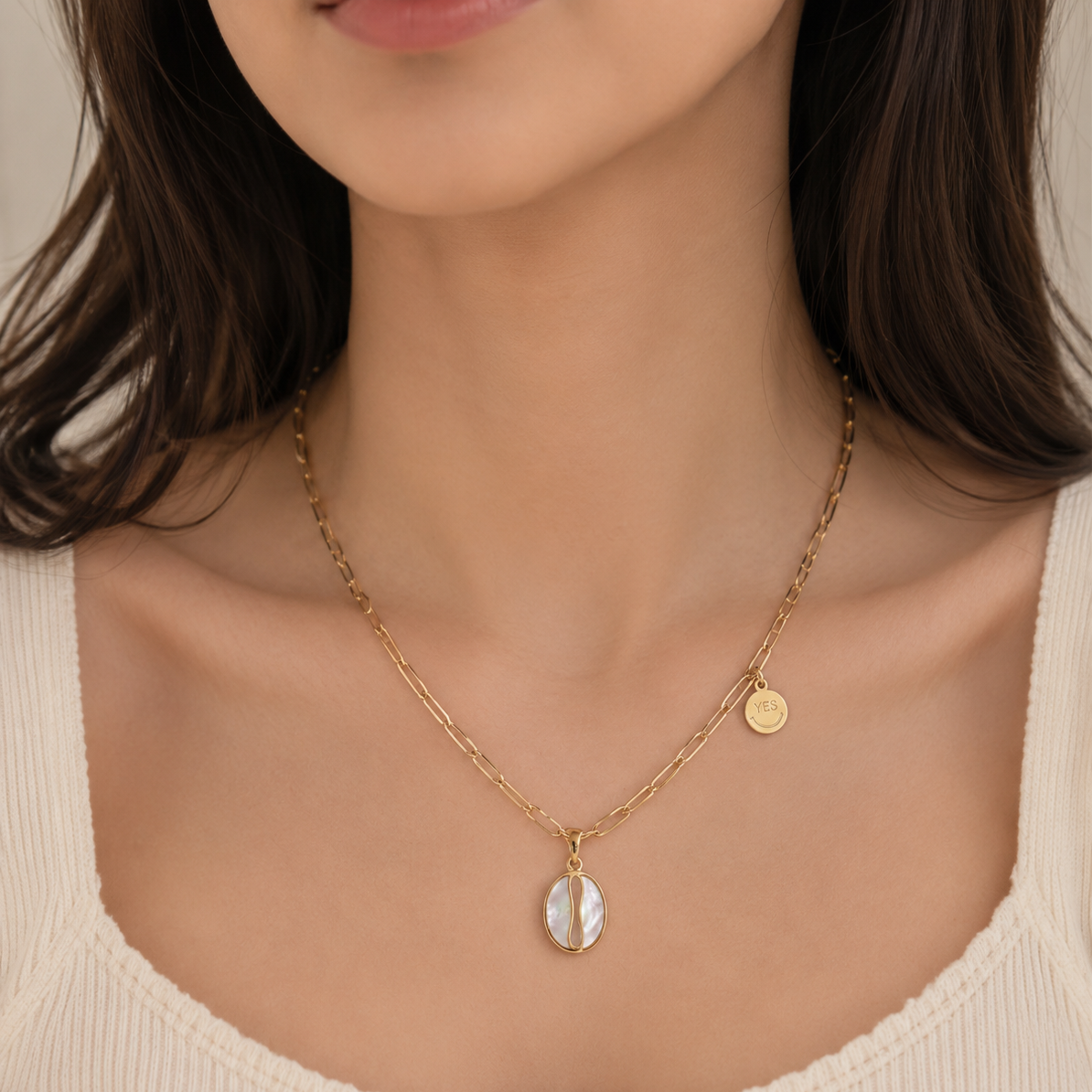 Inspirational Gold Pendant