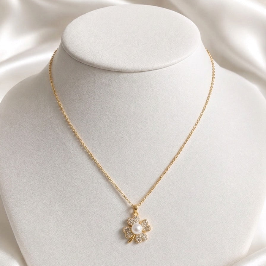 Four-Leaf Clover Charm