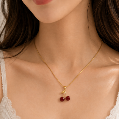 Cherry Blossom Gold Pendant