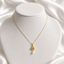 Golden Knot Pearl Pendant