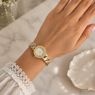 Golden Luxe Chain Watch